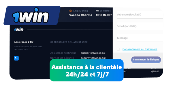 Assistance à la clientèle 24h/24 et 7j/7