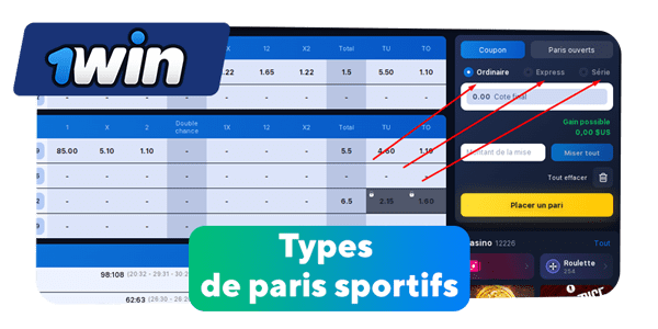 Types de paris sportifs